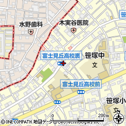 ＮＴＴル・パルク笹塚第１駐車場周辺の地図