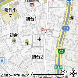 東京都渋谷区初台2丁目19-2周辺の地図