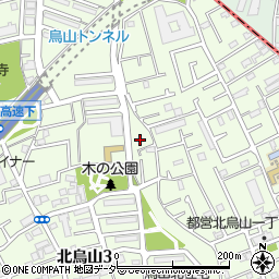 東京都世田谷区北烏山1丁目54周辺の地図
