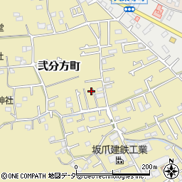 東京都八王子市弐分方町84周辺の地図