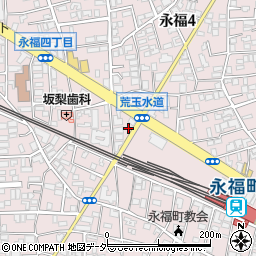 東京都杉並区永福3丁目47-13周辺の地図