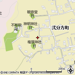 東京都八王子市弐分方町145周辺の地図