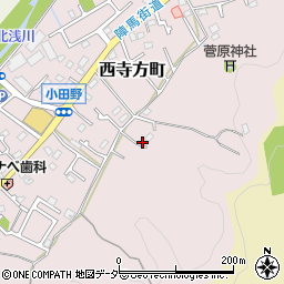 東京都八王子市西寺方町596周辺の地図