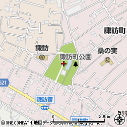 東京都八王子市諏訪町1周辺の地図