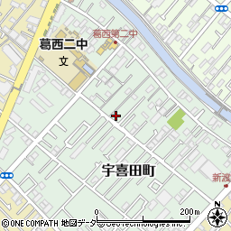 東京都江戸川区宇喜田町1460周辺の地図