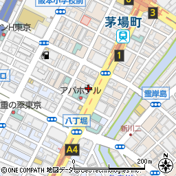東京都中央区日本橋茅場町3丁目7-3周辺の地図