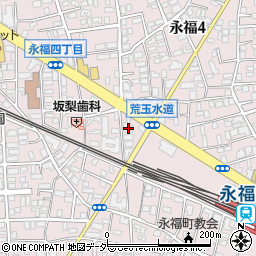 東京都杉並区永福3丁目47-5周辺の地図
