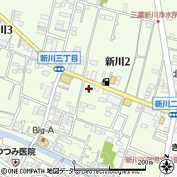 セブンイレブン三鷹新川２丁目店周辺の地図