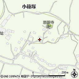 千葉県佐倉市小篠塚周辺の地図