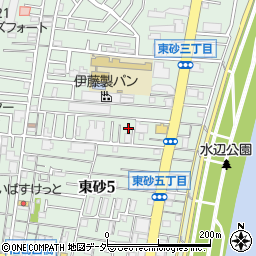 株式会社マルコシ江東店周辺の地図