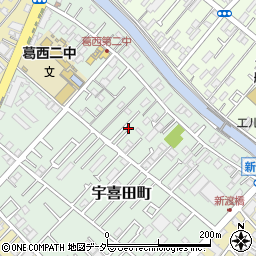 東京都江戸川区宇喜田町1449周辺の地図