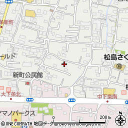 山梨県甲斐市中下条1447周辺の地図