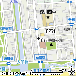 東京都江東区千石1丁目周辺の地図