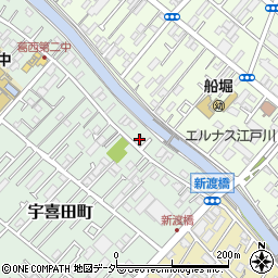 東京都江戸川区宇喜田町1505周辺の地図
