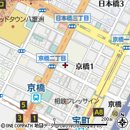 パラマウントベッド株式会社　スマートスリープストア東京周辺の地図