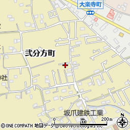 東京都八王子市弐分方町83周辺の地図