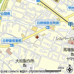 東京都日野市日野1518周辺の地図