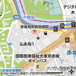 赤坂グレース周辺の地図