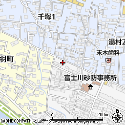 福田理容室周辺の地図