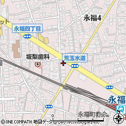 東京都杉並区永福3丁目47-9周辺の地図