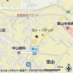 ミニストップ四街道栗山店周辺の地図
