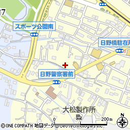 東京都日野市日野1503周辺の地図