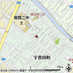東京都江戸川区宇喜田町1470周辺の地図