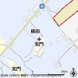 千葉県山武市横田775周辺の地図