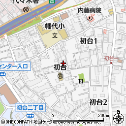 東京都渋谷区初台1丁目21周辺の地図