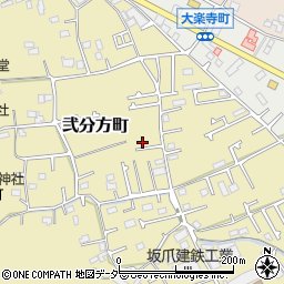 東京都八王子市弐分方町91周辺の地図
