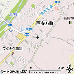 東京都八王子市西寺方町655周辺の地図