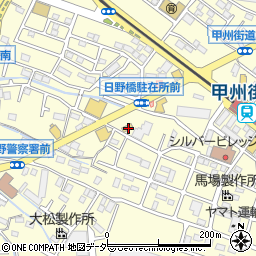 東京都日野市日野1477周辺の地図