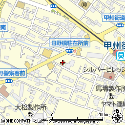 ファミリーマート日野甲州街道店周辺の地図