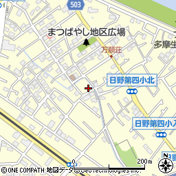 東京都日野市日野842-9周辺の地図