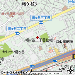 東京都渋谷区幡ケ谷周辺の地図