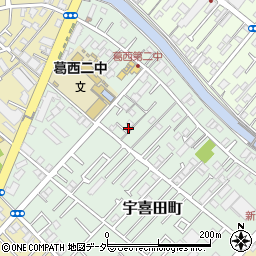 東京都江戸川区宇喜田町1476周辺の地図
