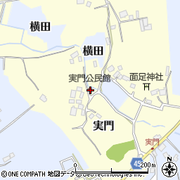 実門公民館周辺の地図