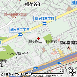 東京都渋谷区幡ケ谷2丁目周辺の地図