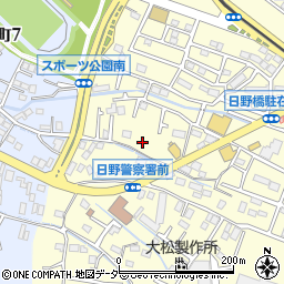 東京都日野市日野1501周辺の地図