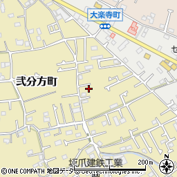 東京都八王子市弐分方町75周辺の地図