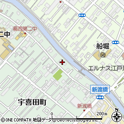 東京都江戸川区宇喜田町1503周辺の地図