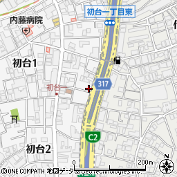 ＲＡＧＩＯＳ渋谷初台周辺の地図