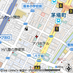 東京都中央区日本橋茅場町3丁目周辺の地図