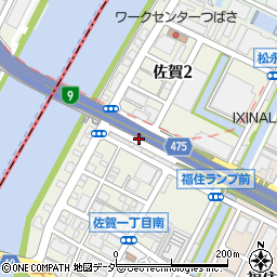 東京都江東区佐賀周辺の地図