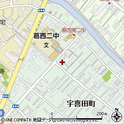 東京都江戸川区宇喜田町1474周辺の地図