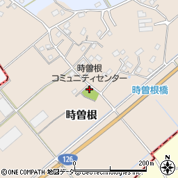 時曽根コミュニティセンター周辺の地図
