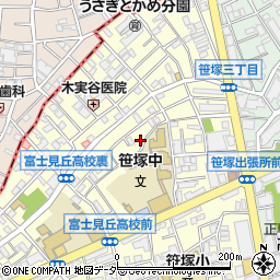 ラッフィナート笹塚周辺の地図