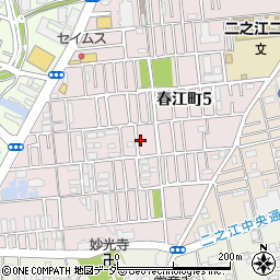 東京都江戸川区春江町5丁目周辺の地図