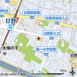 イオンフードスタイル日野駅前店周辺の地図