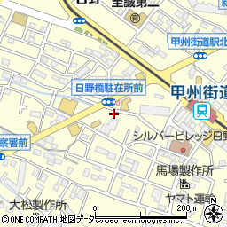 東京都日野市日野1440周辺の地図
